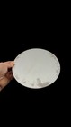 Vintage Round Mirror Plateau Tray 10    Silver Tone Vanity Display Wedding Decor