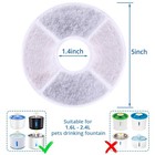 Cat Water Fountain 12 Pack Cat Fountain Filter   3 Triple Filtration System     