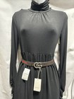 New Gucci Big Kids Sz Large 24 - 27  Waist Gg Buckle Red Green Web Leather Belt