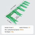Bucket Tooth Bar For Sub-compact Tractor 46  49  52  57  60  Bucket Tooth Kit Us