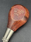 Vintage Stanley No  69-117 Scratch Awl Brown Wood Handle W  Strike Cap Usa