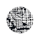 Really Great Stencils  Distressed Grid Circle Stencil  6x6   Worn Screen  Grunge