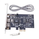 New 3 Ports Pci Express 1x To External Ieee 1394 Firewire Expansion Card