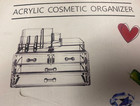 Clear Acrylic Makeup Cosmetics Organizer Jewelry Display Box - 2 Piece 3 Drawer