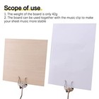 6pcs Metal Clamp-on Lyre Holder 22-10mm Cork Sheet 1 5mm Set For Trumpet