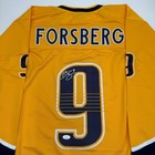 Autographed signed Filip Forsberg Nashville Yellow Hockey Jersey Jsa Coa