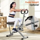Foldable Squat Machine For Home Gym W  Adjustable Resistance   Lcd Monitor