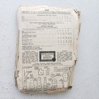 1930s 1940s Vintage Simplicity 3284 Double Breasted Dress Sewing Pattern 