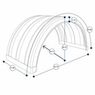 53 74 Inch Black Poly Super Single Full Radius Fender