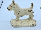 Antique Cast Iron Scotty Dog Bookends Book Ends Pair Scottie Scottish Terrier