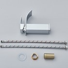 Bathroom Sink Faucet Chrome Waterfall Spout Single Handle Basin Vanity Mixer Tap