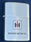 1962 Date - Booker Motors International Harvester Scout Zippo Lighter Dalton Ga