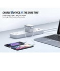 Epicka Universal Travel Adapter Usb C 4 Usb A International Plug Ta-105 Grey