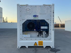 40ft Hc Reefer Container   One-trip   Carrier  1 2 Doors  T Floor   La  Ca