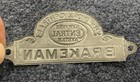 Vintage New York Central Railroad Brakemans Cap Badge