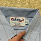 Vtg Flying Postal Service Us Mail Button Shirt Short Sleeve Size 38 Pinstripe