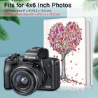 4x6 112 Photos Leather Cover With Snap Fastener Portable Wallet Photo Albums Usa
