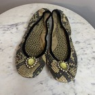 Lindsay Phillips  liz  Size 8 5 M Shoes Flats Beaded -s1