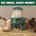 Omlet No Waste Chicken Feeder   No Spill Poultry Feeder   Bpa Free 5 Anti-bully