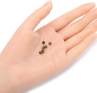 200pcs 4mm  0 16 Inch  Small Tiny Smooth Round Beads Antique Bronze Plated Space