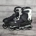 Rollerblade Kids Adjustable Microblade Inline Skates 5-8 Black White