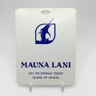 Mauna Lani Golf Club Bag Tag - Kohala Coast  Hawaii  3 5  Wide By 4 5  Tall 