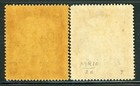 Bahamas Mr9-10 Sg98 100 Mh 1918-19 Queen s Staircase War Tax Set Of 2 Cv 3