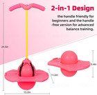 Boterlun Pogo Ball With Handle - Pogo Stick Pogo Jumper Toy For Kids Ages 6  And