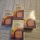 Sony Dynamicron L-750 Beta Video Cassette Tape  new Sealed  Bundle 4