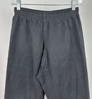 Century Martial Arts Pants Youth Size 2 Black Cropped Leg Elastic Waist Wide Leg