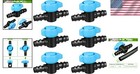 Leak-proof 1 2 Inch Drip Valves - 6 Pack For Garden   Greenhouse Irrigation