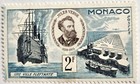 Monaco Vintage 1955    jules Verne- A Floating City   Mint  Sc  428  Fast Ship 