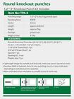 Hydraulic Knockout Punch Electrical Conduit Hole Cutter Set Ko Tool Kit 1 2 To 2