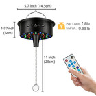 Disco Motor Rotating Mirror Ball Spinner W  Remote Adjustable Speed For Dj Party
