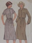 Amazing Vtg 79 Simplicity 9017 Misses Shirtdress N 3 Looks   Tie Belt Pattern 14