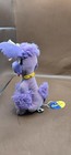 Vtg Mcm 1960s Dakin Dream Pets Lavender Poodle Plush Sawdust Fill Japan W Tags
