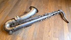 Playing Vintage Silver 1924 Buescher Tenor Saxophone W  Original Mouthpiece