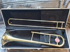 Getzen Series 300 Tenor Trombone  Usa  Good Condition  With Case   Mouthpiece