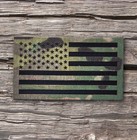 Large 5x3  Infrared Reflective Multicam Ir Us Flag Patch Special Forces Sf Patch
