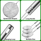 Swify Spider Strainer Set Of 3 Asian Ladle Stainless Steel Silver 