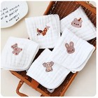 5 Pcs Cotton Baby Towel Set Soft Absorbent Bath Face Cloth Set