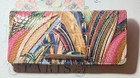 Brahmin Multicolor Crocodile-embossed Leather Folding Wallet W  Id Window