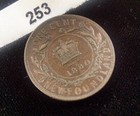 1880 Round And Low 0 Canada - Newfoundland Cent Km1  253
