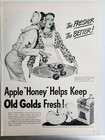 Old Gold Cigarettes Vintage Print Ads Ephemera Wall Decor Wwii Lot Of 2 1944 