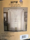 White Sheer Solid Voile Panels By Wpm 120  X 84  Panels   38  X 216  Scarf Nip