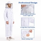 Professional Bee Suits For Men Women Sting Proof With Round Veil  Sting-proof   