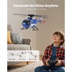 Rc Helicopter 4 Channel Remote Control Aircraft Toy 6-axis Gyro Kids Present