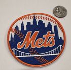 New York Mets Vintage Style Embroidered Iron On Patch 3 5  X 3 5    Awesome  