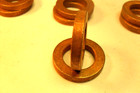 Qty 2 - R-lube Bronze Spacer  Washer  1  Id X 1-5 8  Od X 1 4  Brass
