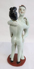 Antique 19thc Famille Rose Chinese Porcelain Erotic Figure Male   Female